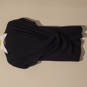 ❤️ ELIE TAHARI V NECK KNOTTED TWIST TOP, SMALL